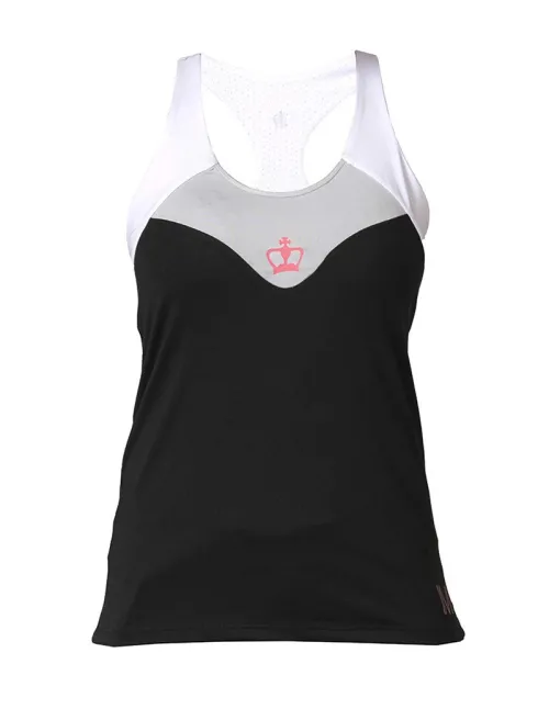 Camiseta Black Crown Marta Marrero 02 Arucas Gris/Coral | Ofertas de pádel